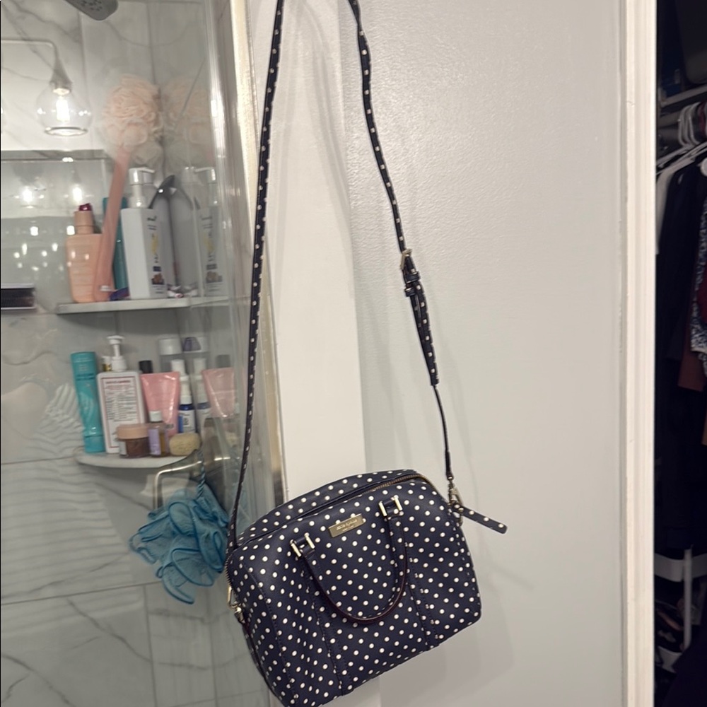 Kate spade polka dot bag - used with lots of life